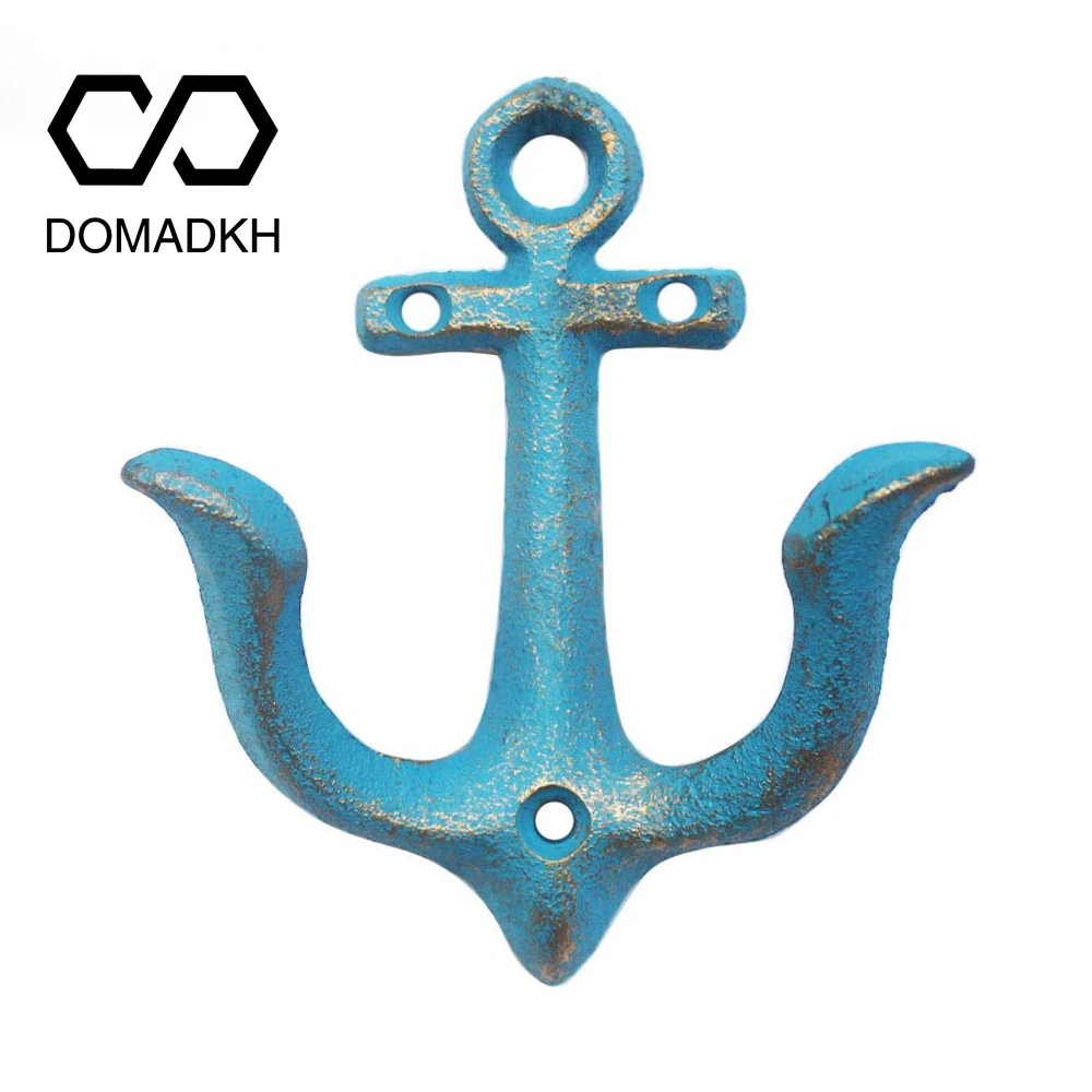 Woodworking Hatchet - Cast Iron Nautical Anchor Wall Hooks