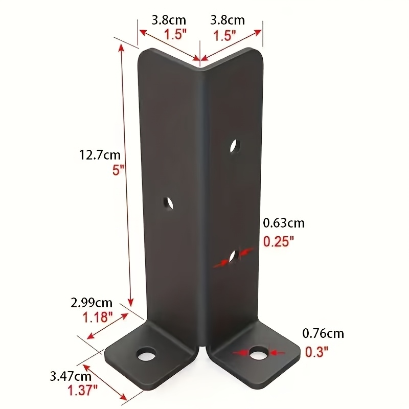 2pcs Adjustable Deck Post Anch - Woodworking Hatchet recension och pris