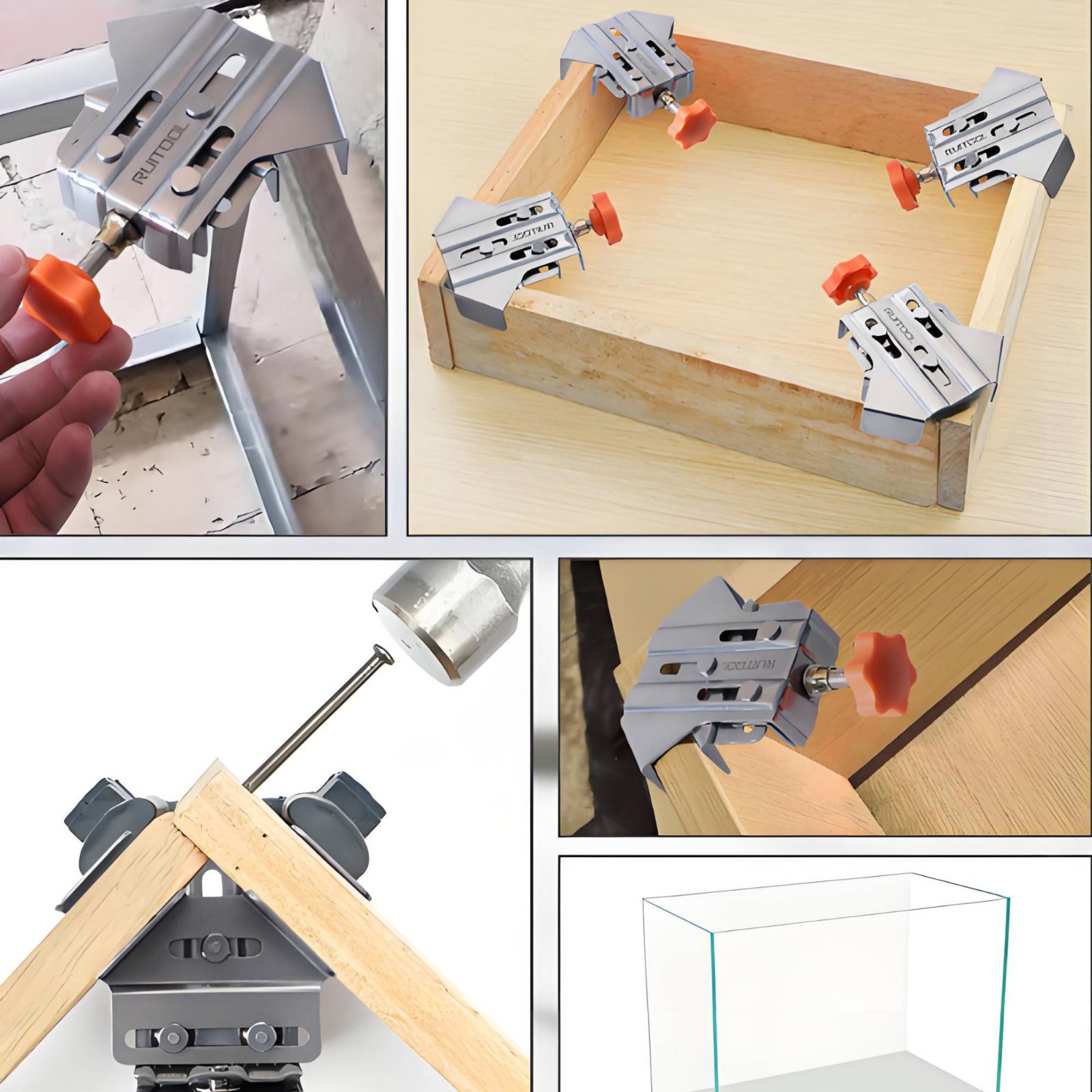 90 Degree Corner Clamp Stainle - Woodworking Hand Tools recension och pris