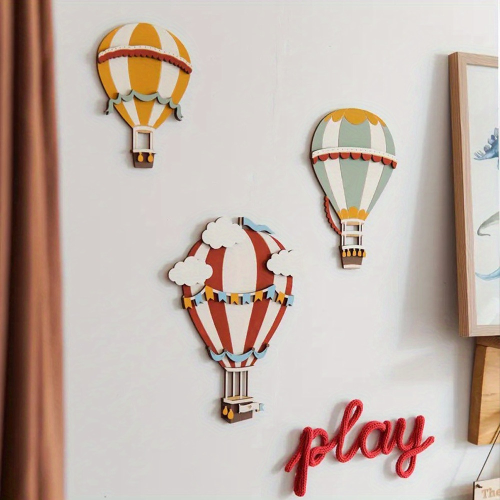 3D Wooden Hot Air Balloon Deco - Woodworking Zone recension och pris