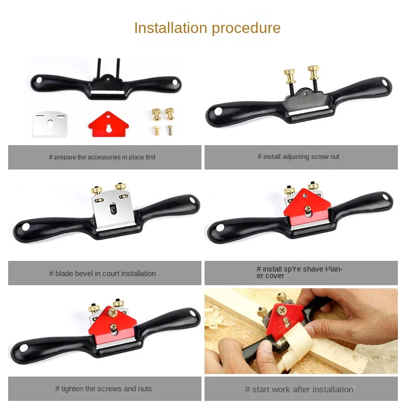 Adjustable Flat Base Spokeshav - Spokeshave Flat recension och pris